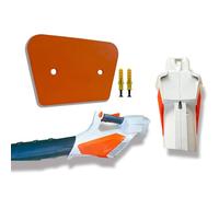 Support mural pour souffleur de feuilles Stihl BGA 57 - Support de rangement avec matériel (uniquement compatible avec le modèle BGA 57) (orange)
