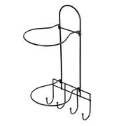 Support mural pour support de ballon, support mural pour support de basket-ball, support mural de football à 2 couches pour affichage - Support mural stable multifonctionnel sans perceuse