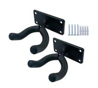 Support mural pour support de guitare,support mural pour guitare | 2X cintre de guitare en bois pour violon - Crochets de guitare électrique en métal pour ukulélé avec 4 vis, 4 tubes d'expansion