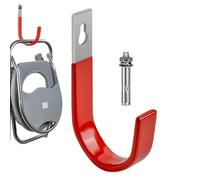 Support mural pour support de tuyau, support mural pour de tuyau, Support de d'arrosage, Robuste, antirouille, cintres de pour l'extérieur, rallonges, d'eau, hydraulique