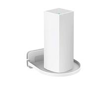 Support mural pour système Wi-Fi domestique en maille pour Tenda Nova Linksys Velop TP-Link D-Link pour routeur Wi-Fi Google Nest (blanc)