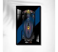 Support mural pour tableau mural Technic LEGO 42207 42206 F1 Supercar (sans lumière, 42206)