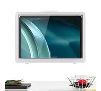 Support mural pour tablette de douche - Étui pour tablette étanche avec rotation à 180°, support pour salle de bain | Support de tablette à écran antibuée tactile, étagère réglable pour salle de bain,