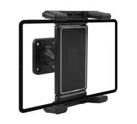 Support mural pour tablette en aluminium pour iPad - Rotation à 360 ° - Support universel pour lecteur CD de voiture - Support de tablette pour iPad Mini Air Pro iPhone Samsung Galaxy Kindle Fire HD