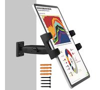Support mural pour tablette iPad avec long bras réglable à 360° compatible avec tablette 4 à 13,5" et téléphone portable, iPad Pro 12,9", Galaxy Tab Surface Switch, iPhone, maisons, lieux médicaux