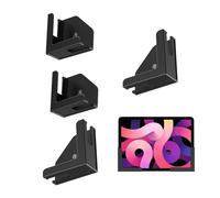 Support mural pour tablette : support mural pour tablette, support mural pour téléphone portable, support de charge mural, adhésif double face ou installation avec vis | Paire de supports muraux