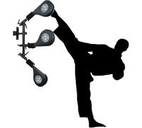 Support mural pour taekwondo pour l'entraînement au taekwondo, 3 cibles de coup de pied pour adolescents et adultes, équipement d'entraînement pour arts martiaux