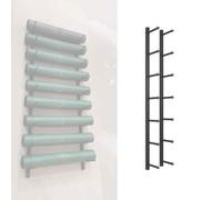 Support mural pour tapis de yoga pour 3 ou 8 tapis, idéal pour les studios de yoga et les salles de formation, solution de rangement pour tapis de yoga, nizez votre espace d'entraînement