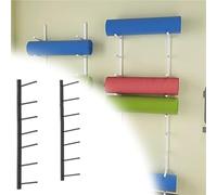 Support mural pour tapis de yoga Support De Rangement Pour Tapis De Yoga, Étagère En Métal Peu Encombrante, Support Mural Pour Tapis De Yoga, Pour Centre De Bien-être(1 pc,7 Layer 119cm/47in)