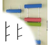 Support mural pour tapis de yoga Support De Rangement Pour Tapis De Yoga, Étagère En Métal Peu Encombrante, Support Mural Pour Tapis De Yoga, Pour Centre De Bien-être(1 pc,2 Layer 30cm/12in)