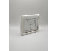 Support mural pour télécommande Somfy Smoove - Impression 3D - Support discret et design - Fixation murale facile - Compatible Smoove Origin, Smoove RTS et Smoove io