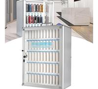 Support mural pour téléphone portable, 60 emplacements, alliage d'aluminium, design peu encombrant pour un accès facile, parfait pour les bureaux et la maison