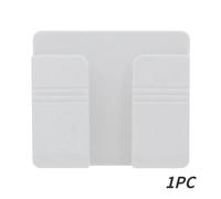 Support Mural Pour Téléphone Portable,Boîte De Rangement Universelle Pour Charge Cellulaire,Organisateur De Télécommande,Support Suspendu,Station De Charge 1pcs-White