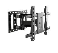 Support Mural pour téléviseur, Support Mural TV pour Mouvement Complet De 50 À 80 Pouces, avec Bras Pivotants Et Inclinables, Double Articulés, VESA Maximum 600x400mm