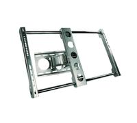 Support mural pour téléviseur Téléviseur à écran plat Support pour téléviseur 30-63 pouces VESA Standard Support pivotant inclinable Métal argenté