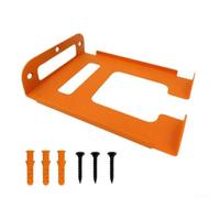Support mural pour tondeuse à gazon avec design en métal robuste, pour ranger efficacement le matériel de jardin et les outils restent organisés et facilement accessibles (1 pièce)