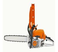 Support mural pour tronçonneuse - Acier inoxydable 304, revêtement en poudre orange, compatible avec les modèles Stihl 009, 011, 200T,