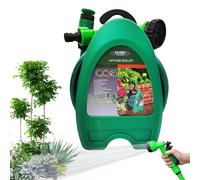 Support Mural Pour Tuyau D'arrosage - Porte-Tuyau Robust Fixation Murale - Étagère de Rangement pour Tuyau de 10 mètres Jardin Extérieur