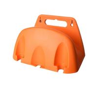 Support mural pour tuyau d'arrosage - Support de jardin de 30 cm, crochets en acier robuste, support de rangement extérieur | Organiseur de tuyau d'eau peu encombrant pour garage, cour, outils de