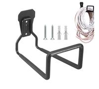 Support mural pour tuyau d'arrosage - Support en métal robuste de 35 kg, pour garage, piscine, jardin, extérieur, stockage en plein air, arrosage