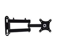 Support Mural pour TV à Mouvement Complet, Support Mural d'angle en métal, Support de Moniteur rétractable, Rotation à 360°, Extension d'inclinaison pivotante, Bras articulés (Convient de 14 à 24