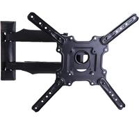 Support Mural pour TV de 26 à 60 Pouces Accroche Television Mural Orientable jusqu'à 27,2 kg-Support Mural Télescopique pivotant et Étend pour écrans Plats et incurvés Max VESA 400 x 400 mm