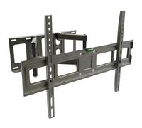 Support Mural pour TVs Plats et Courbes de 32-70 Pouces Mouvement Complet avec Double Bras Capable à Tenir 50 kg Max. VESA