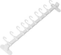 Support mural pour ustensiles Rail en aluminium avec crochets pour ustensiles de cuisine Cuillères 10 crochets 60cm/23.62in