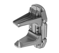 Support Mural pour Vélo, Cintre Vertical Gain de Place avec Bras Réglable pour Vélos de Route et VTT, Supporte 30kg, Installation Facile, 13,5x8,5x7,5cm (GRAY)