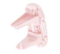 Support Mural pour Vélo, Cintre Vertical Gain de Place avec Bras Réglable pour Vélos de Route et VTT, Supporte 30kg, Installation Facile, 13,5x8,5x7,5cm (PINK)