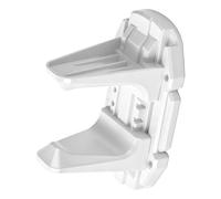 Support Mural pour Vélo, Cintre Vertical Gain de Place avec Bras Réglable pour Vélos de Route et VTT, Supporte 30kg, Installation Facile, 13,5x8,5x7,5cm (WHITE)