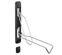 Porte-vélos mural - MACLEAN - MC-471 - 35kg max - Acier - Noir