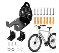 Support Mural Pour Vélo - Élimine Les Problèmes D'espace Au Sol, Profil De Bras Réglable, Ambiance Moderne, Poids De 330 G + Largeur Réglable, Base En D'aluminium Dur - Pour Le Stockage