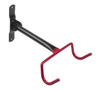 Support mural pour vélo - Maclean - MC-430 - Acier - Charge max. 30 kg - Noir-Rouge