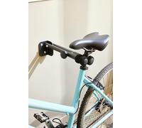 Mottez Support mural M056Q – Acier blanc pour vélo ou trottinette (1 vélo)