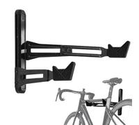 Support mural pour vélo - Support de rangement pour vélo de montagne | Construction robuste en d'aluminium et caoutchouc - Capacité de charge de 40 kg - Ouverture de 7,2 cm - Support mural