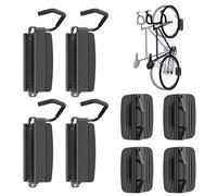 Support Mural pour Vélo Vertical Pivotant - Porte Vélo Mural pour Les Garages et L'intérieur,Gain de Place et Facile à Suspendre Crochet Vélo Mural,Capacité de Charge 35kg(4 pcs.)