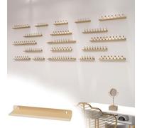 Support Mural pour Vernis à Ongles, Support Mural pour Vernis à Ongles, Support De Rangement pour Petits Rouges à Lèvres Et Parfums, Facile à Installer., Glod, 75cm(29 1/2")