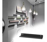 Support Mural pour Vernis à Ongles, Support Mural pour Vernis à Ongles, Support De Rangement pour Petits Rouges à Lèvres Et Parfums, Facile à Installer., Black, 75cm(29 1/2")