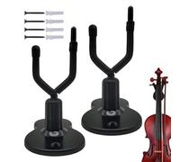 Support mural pour violon - 2 crochets de suspension pour alto avec support pour | Support pour instruments à cordes peu encombrant