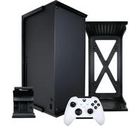 Support mural pour Xbox Series X avec clip et manette,fabriqué au Royaume-Uni Noir
