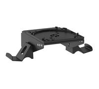 Support mural pour Xbox Series X - Support de rangement tout-en-un en métal et ABS avec rotation à 360 et rangement pour manettes et casque
