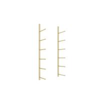 Support Mural Pour Yoga Multilayer Wall Shelf Yoga Mat Storage Rack Gym Equipment Sorting Indoor Layered Design Sports Display Stand(Gold 6-layer 103CM)