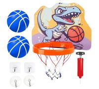 Support mural - PP 40 x 29 cm à l'intérieur de panier de basket-ball pour - Petit cerceau lumineux pliable | Panier de basket-ball réglable au-dessus de la porte de la chambre à coucher pour