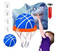 Support mural - PP 40 x 29 cm à l'intérieur de panier de basket-ball pour - Petit cerceau lumineux pliable | Panier de basket-ball réglable au-dessus de la porte de la chambre à coucher pour