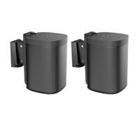 Support mural r glable ynVISION.DESIGN compatible avec les enceintes Sonos One One SL et Play:1 | Lot de 2 | Noir