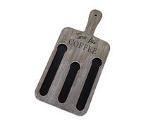 Support mural rectangulaire pour dosettes de café avec poignée pour économiser de l'espace pour la maison et les espaces de travail