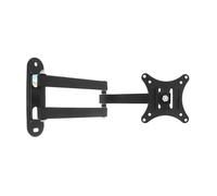 Support mural réglable 10 kg pour TV à écran plat inclinable à 15 degrés pour 14-27"