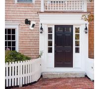 Support mural réglable à 360°, compatible avec caméra Ring Up et Outdoor Cam - Support ABS résistant aux intempéries pour caméra de sécurité intérieure et extérieure - Noir