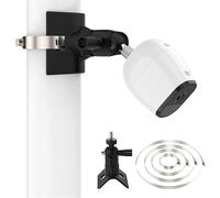 Support Mural Réglable À 360 ° Pour Caméra Intérieure Ring Stick Up Camera,Arlo Pro 4/2/3,Arlo Ultra,Arlo Essential Spotlight ,Eufy Cam 2C Avec 4 Anneaux De Serrage Réglables¿Arlo Caméra Support
